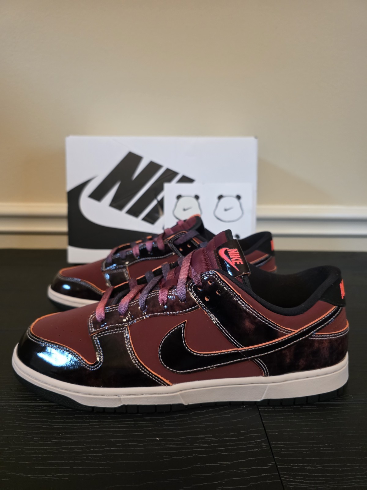 Nike Dunk Low Retro SE Panda-Monium Pack Team Red/Black HQ1965-600 Men's - Image 9