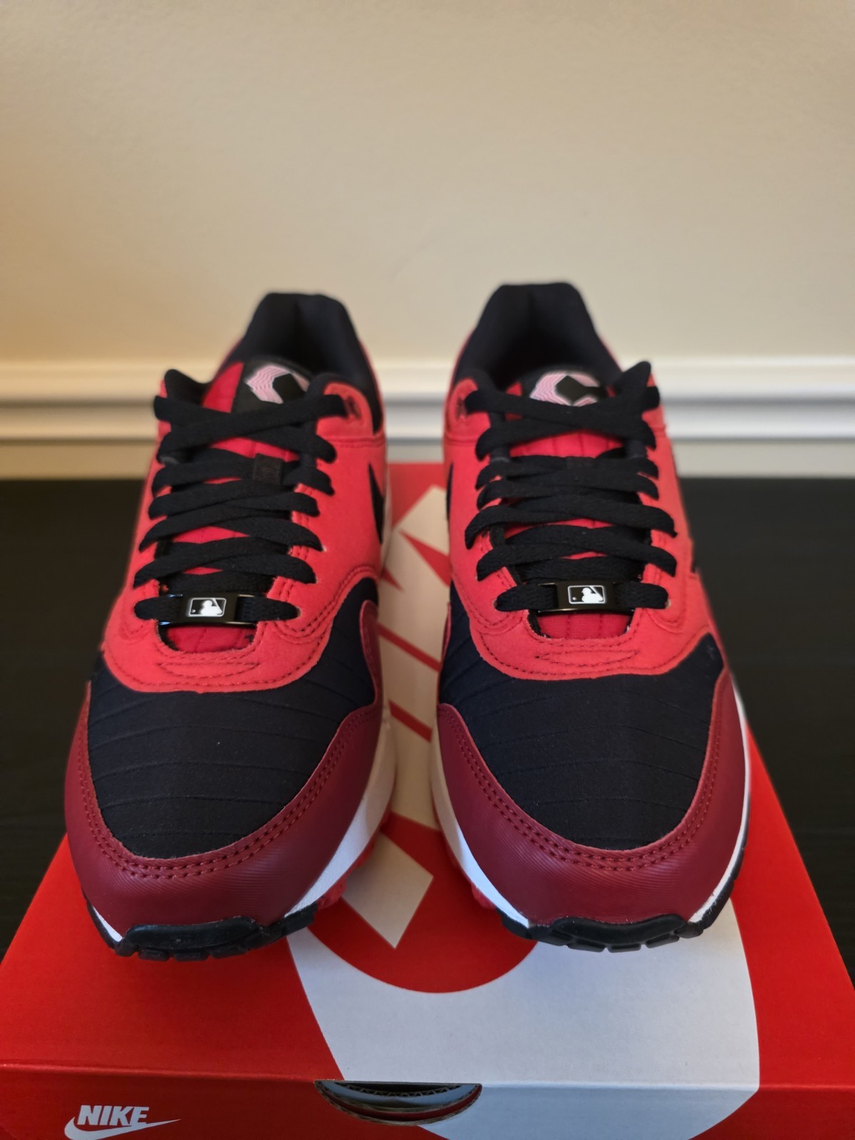 Nike Air Max 1 Reds City Connect Cincinnati Reds Red/Black/White IQ2861-600 - Image 2