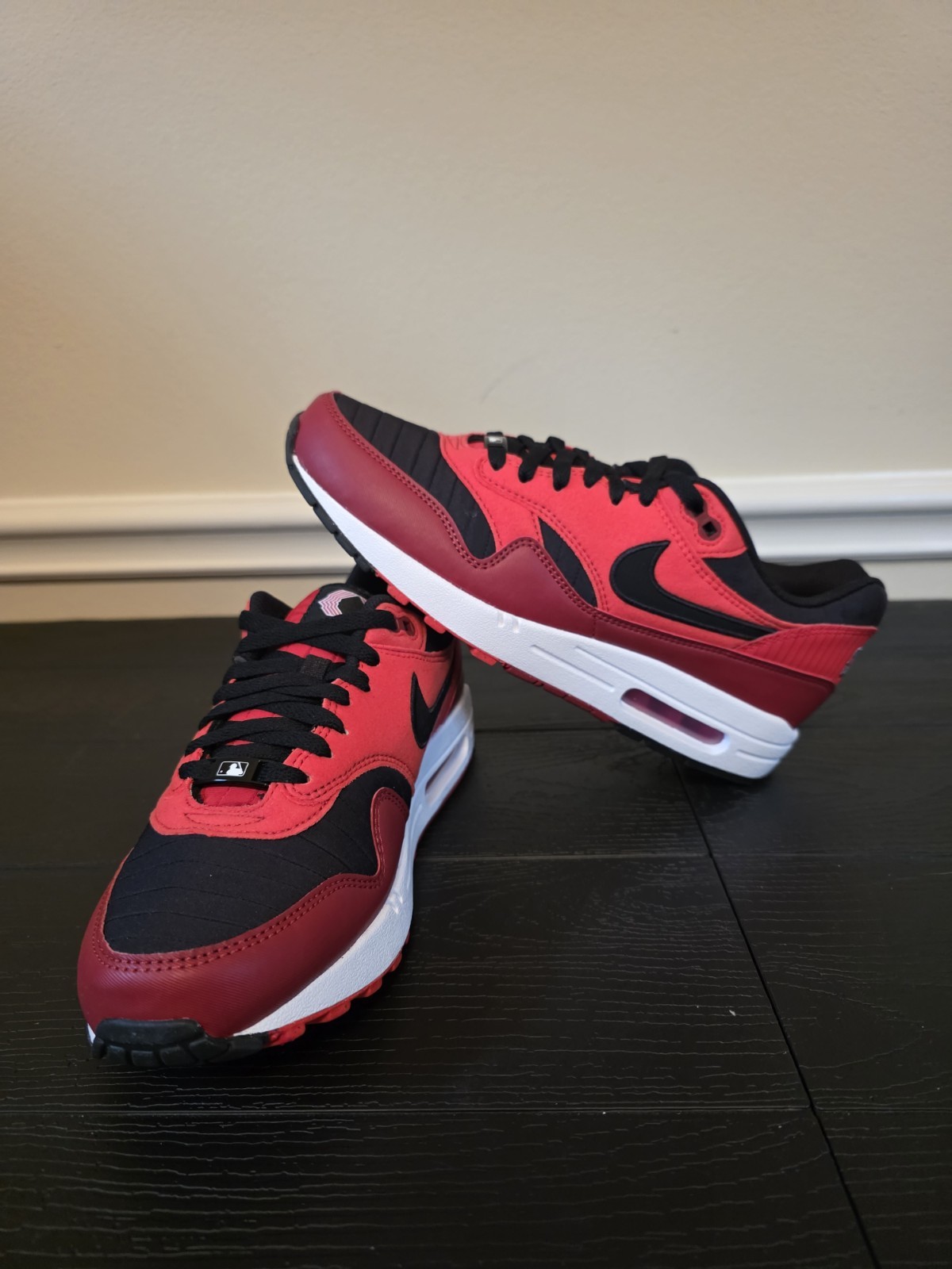 Nike Air Max 1 Reds City Connect Cincinnati Reds Red/Black/White IQ2861-600 - Image 3