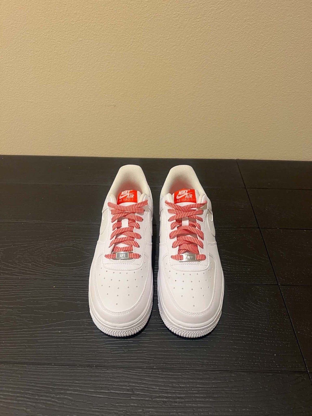 Nike Air Force 1 '07 White/LT Crimson-Pink Foam (IB7167 103) Womens Size 8.5 NEW - Image 6