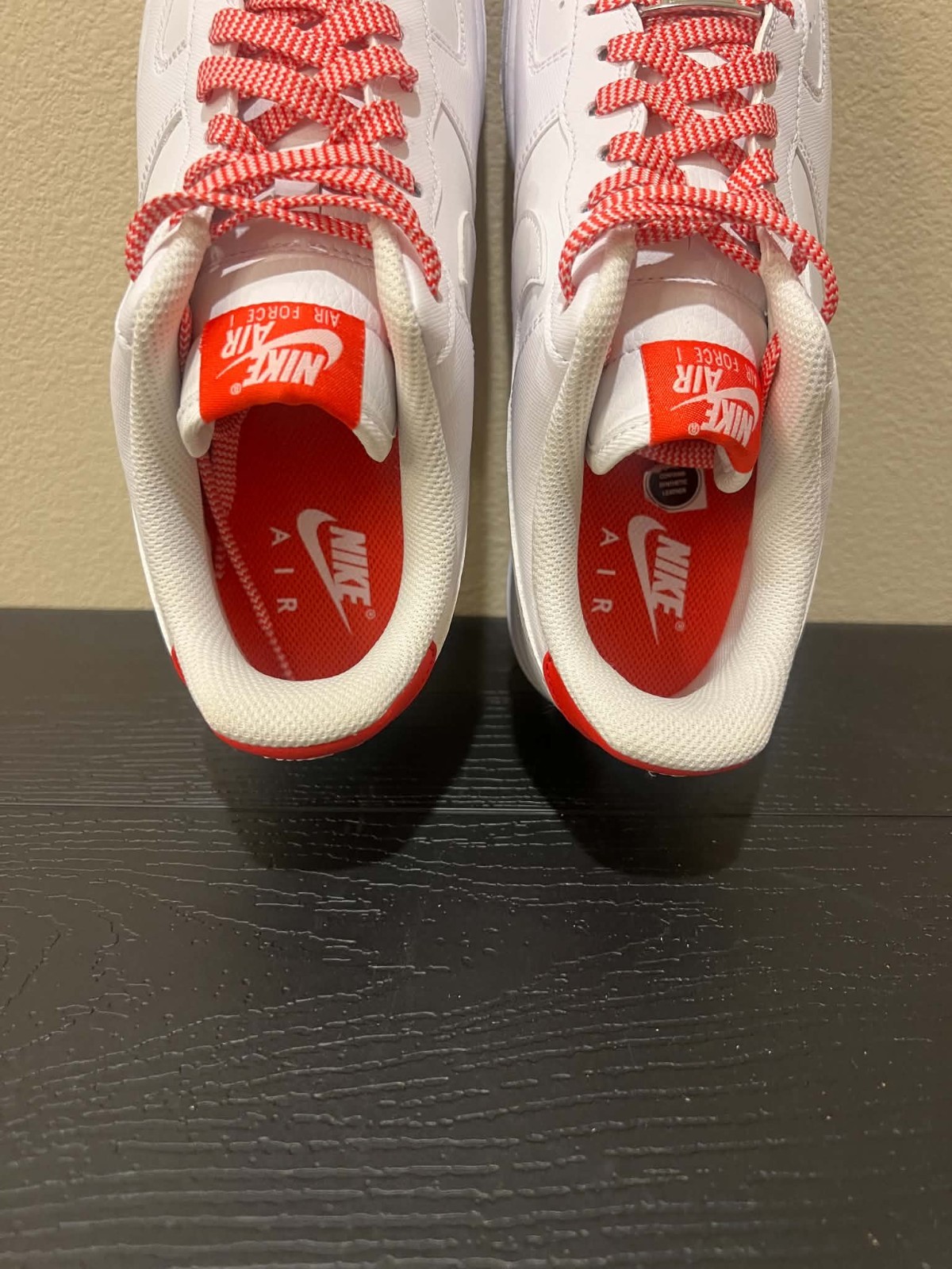 Nike Air Force 1 '07 White/LT Crimson-Pink Foam (IB7167 103) Womens Size 8.5 NEW - Image 7