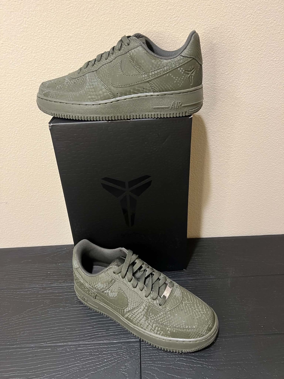 Nike Kobe Bryant x Nike Air Force 1 Low Cargo Khaki IB0018-301 Men Size 9 NEW 🔥