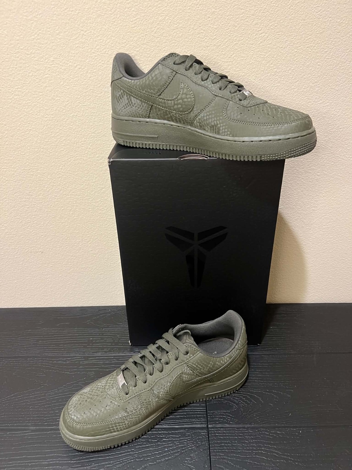 Nike Kobe Bryant x Nike Air Force 1 Low Cargo Khaki IB0018-301 Men Size 9 NEW 🔥 - Image 2