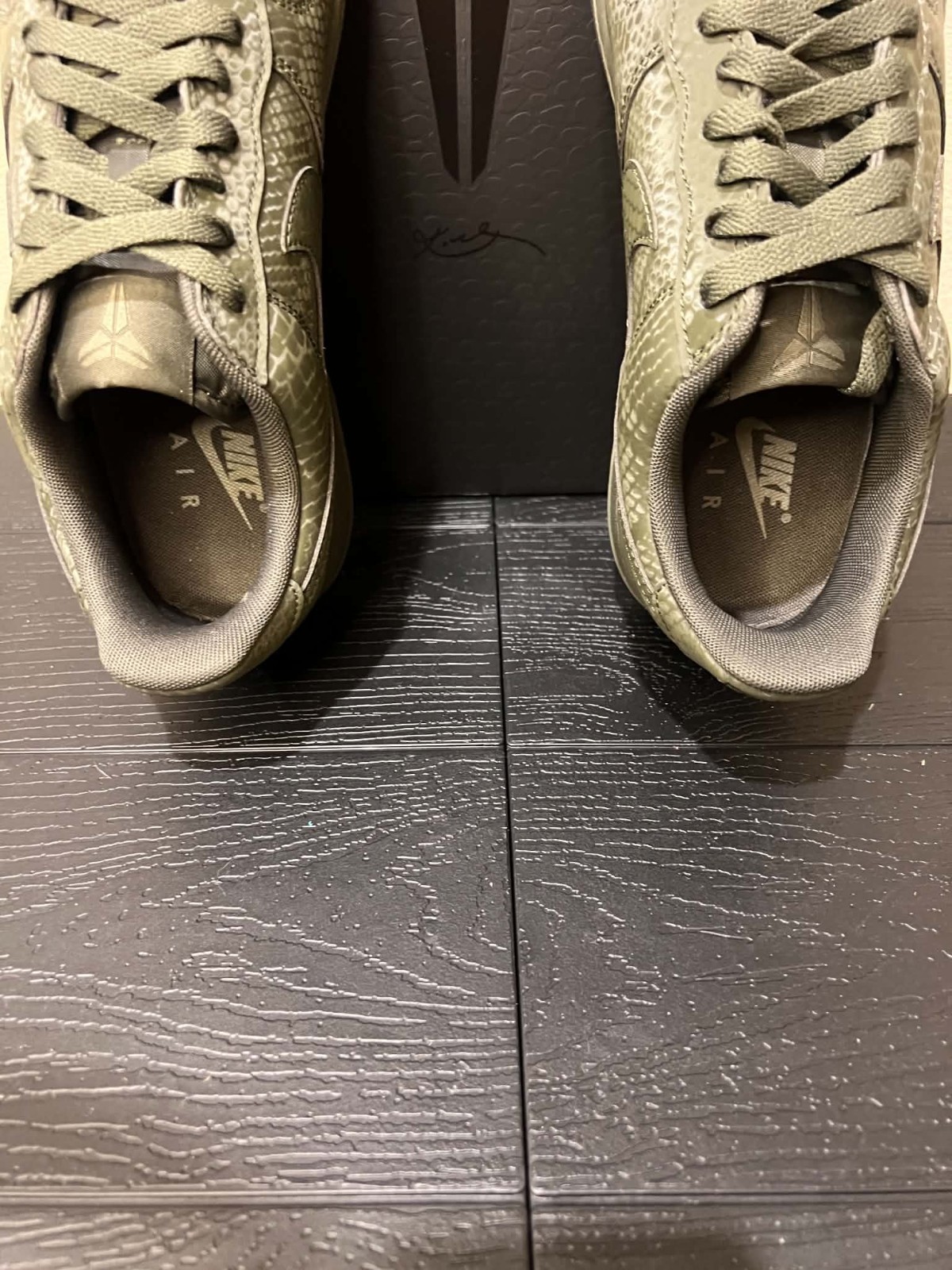 Nike Kobe Bryant x Nike Air Force 1 Low Cargo Khaki IB0018-301 Men Size 9 NEW 🔥 - Image 4