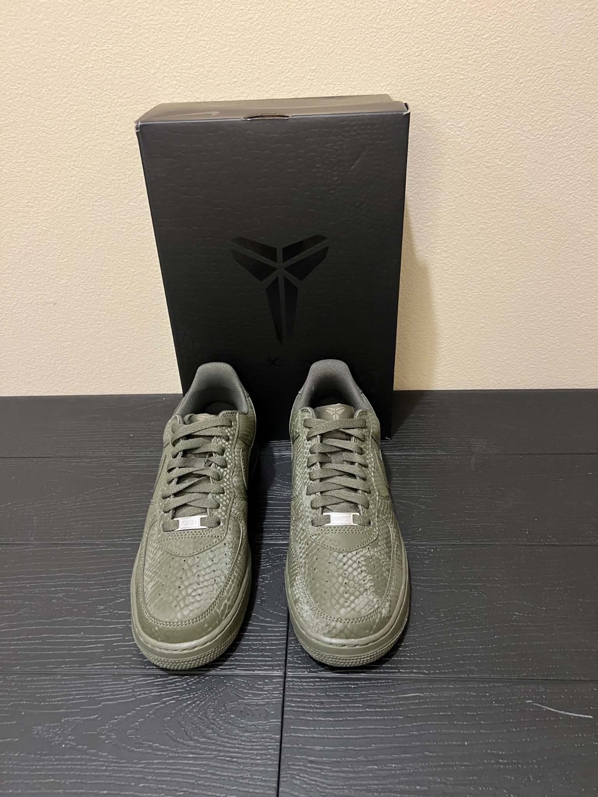 Nike Kobe Bryant x Nike Air Force 1 Low Cargo Khaki IB0018-301 Men Size 9 NEW 🔥 - Image 5