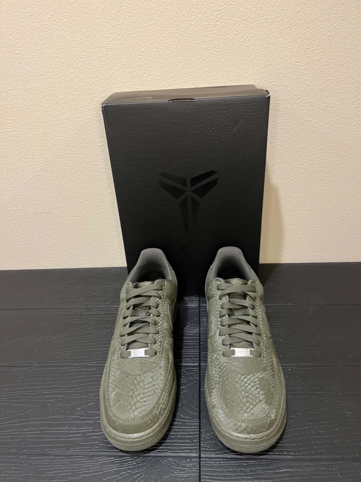 Nike Kobe Bryant x Nike Air Force 1 Low Cargo Khaki IB0018-301 Men Size 9 NEW 🔥 - Image 6