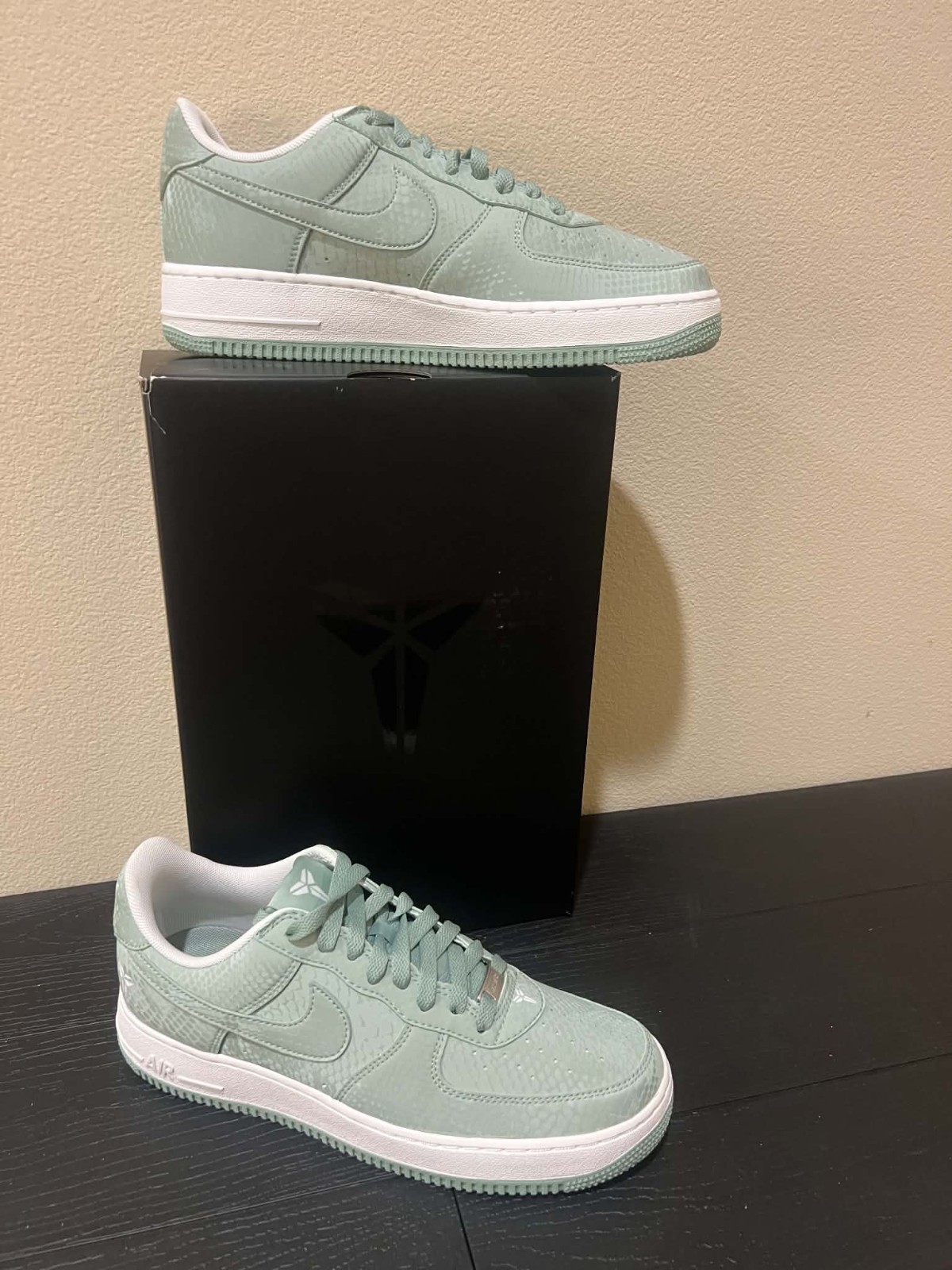 Nike Kobe Bryant Air Force 1 Forever Steam Green IB0018-005 Men's Size 9 New 🔥 - Image 3