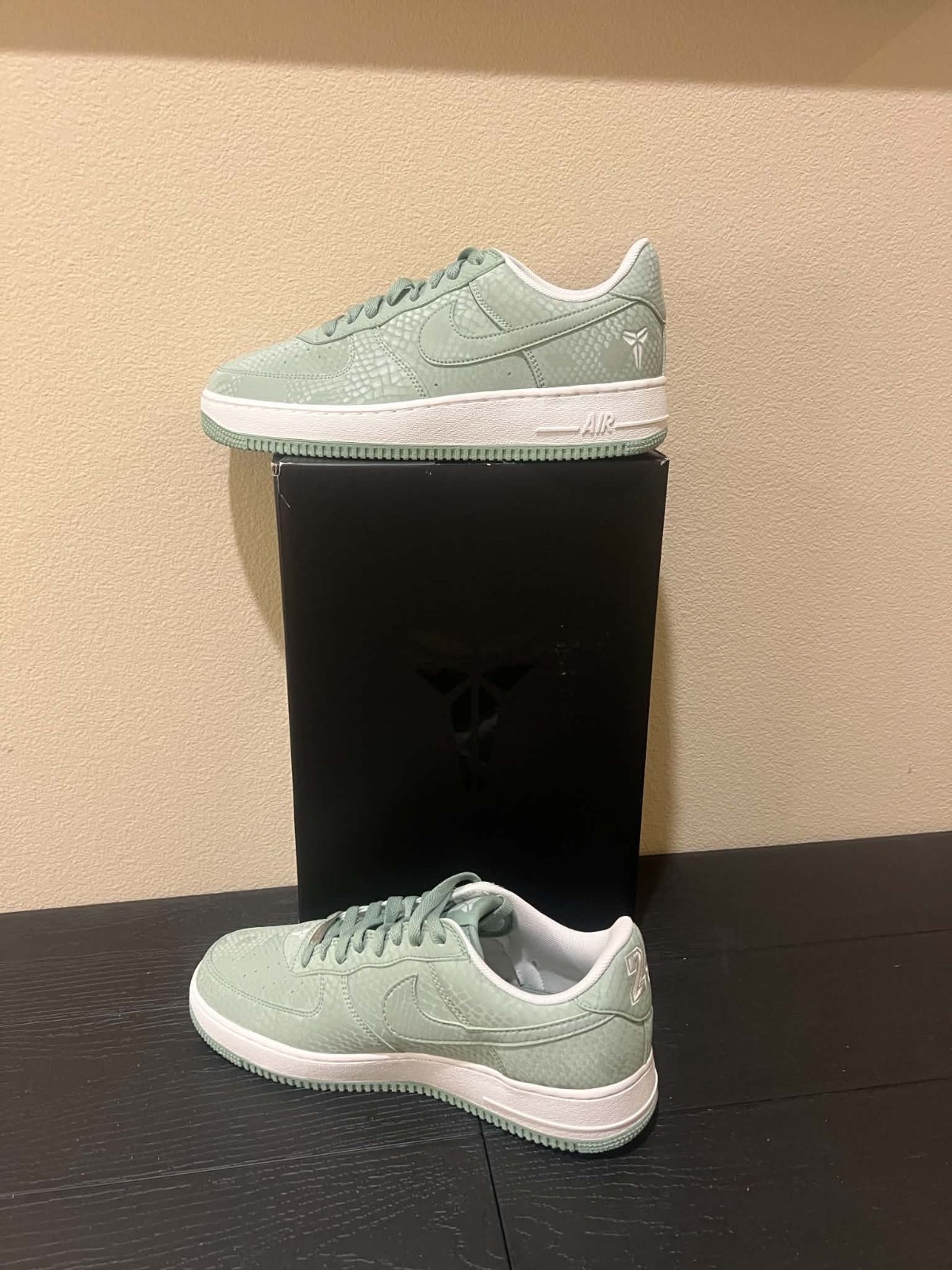Nike Kobe Bryant Air Force 1 Forever Steam Green IB0018-005 Men's Size 9 New 🔥 - Image 4