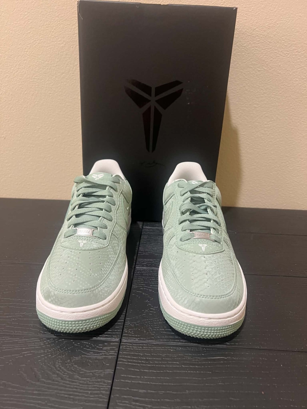 Nike Kobe Bryant Air Force 1 Forever Steam Green IB0018-005 Men's Size 9 New 🔥 - Image 5