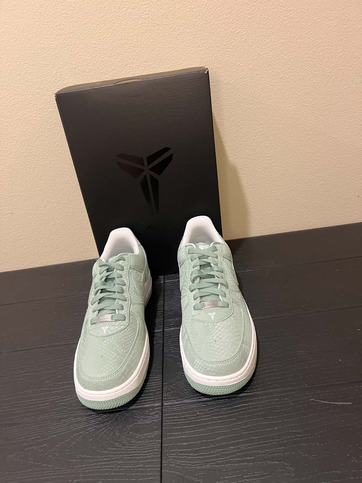 Nike Kobe Bryant Air Force 1 Forever Steam Green IB0018-005 Men's Size 9.5 New - Image 4