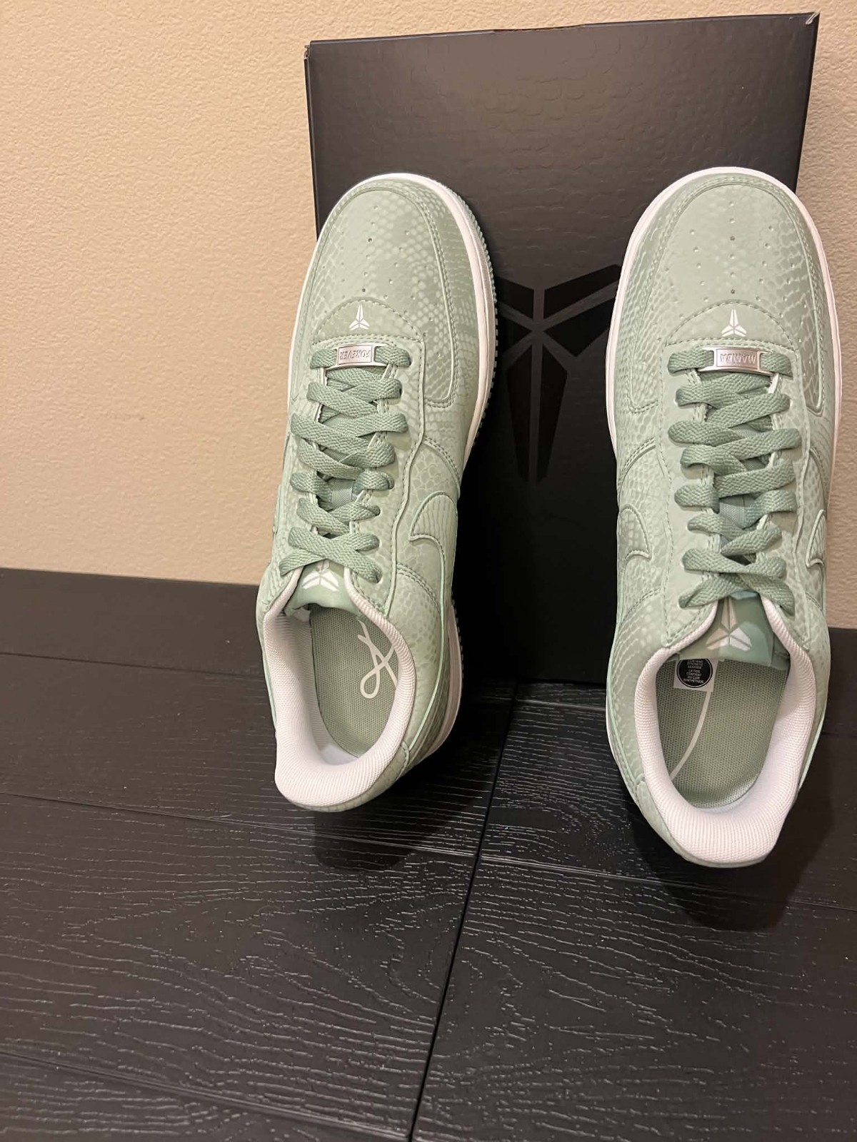 Nike Kobe Bryant Air Force 1 Forever Steam Green IB0018-005 Men's Size 9.5 New - Image 5