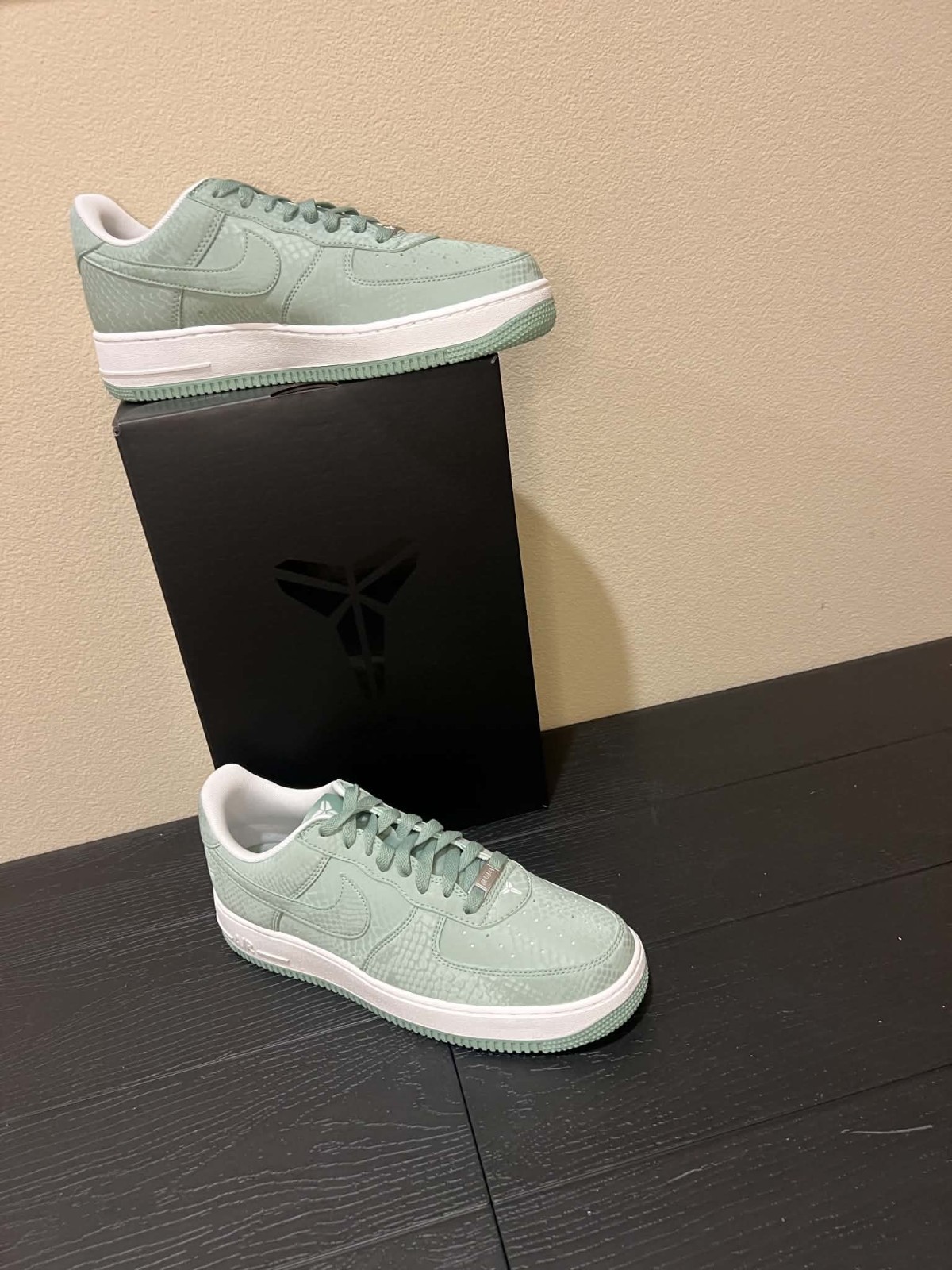 Nike Kobe Bryant Air Force 1 Forever Steam Green IB0018-005 Men's Size 9.5 New - Image 8