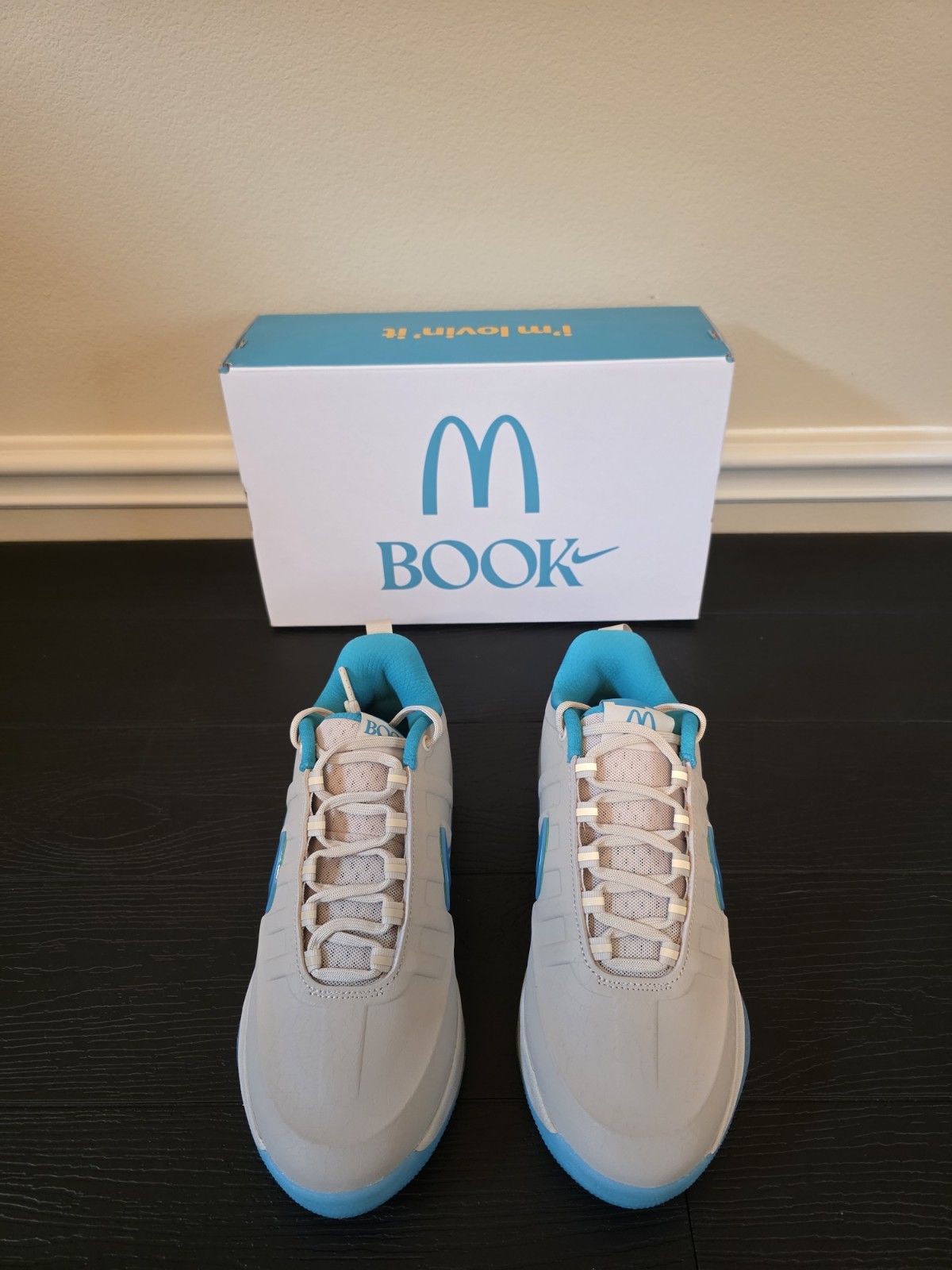 Nike Book 2 Sedona McDonald’s Low Top Basketball Shoes Beige/Blue IR6443-100 - Image 4