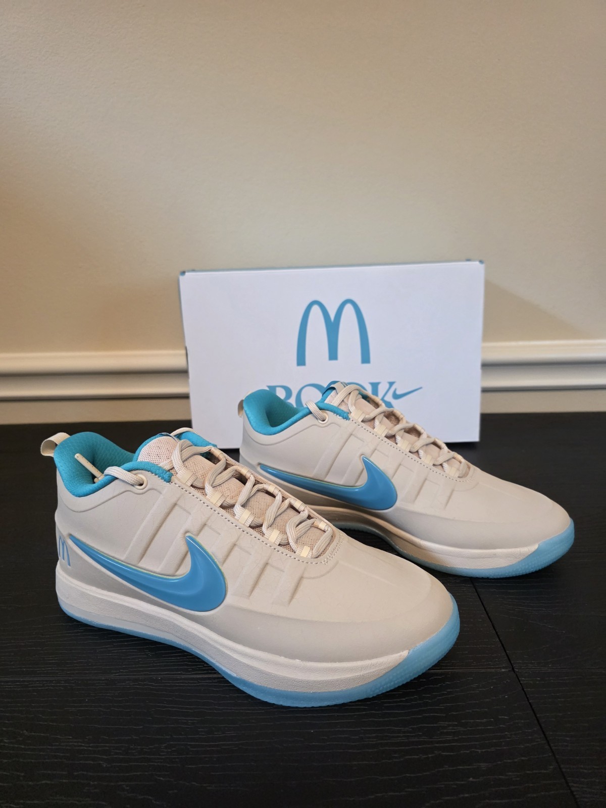 Nike Book 2 Sedona McDonald’s Low Top Basketball Shoes Beige/Blue IR6443-100 - Image 8