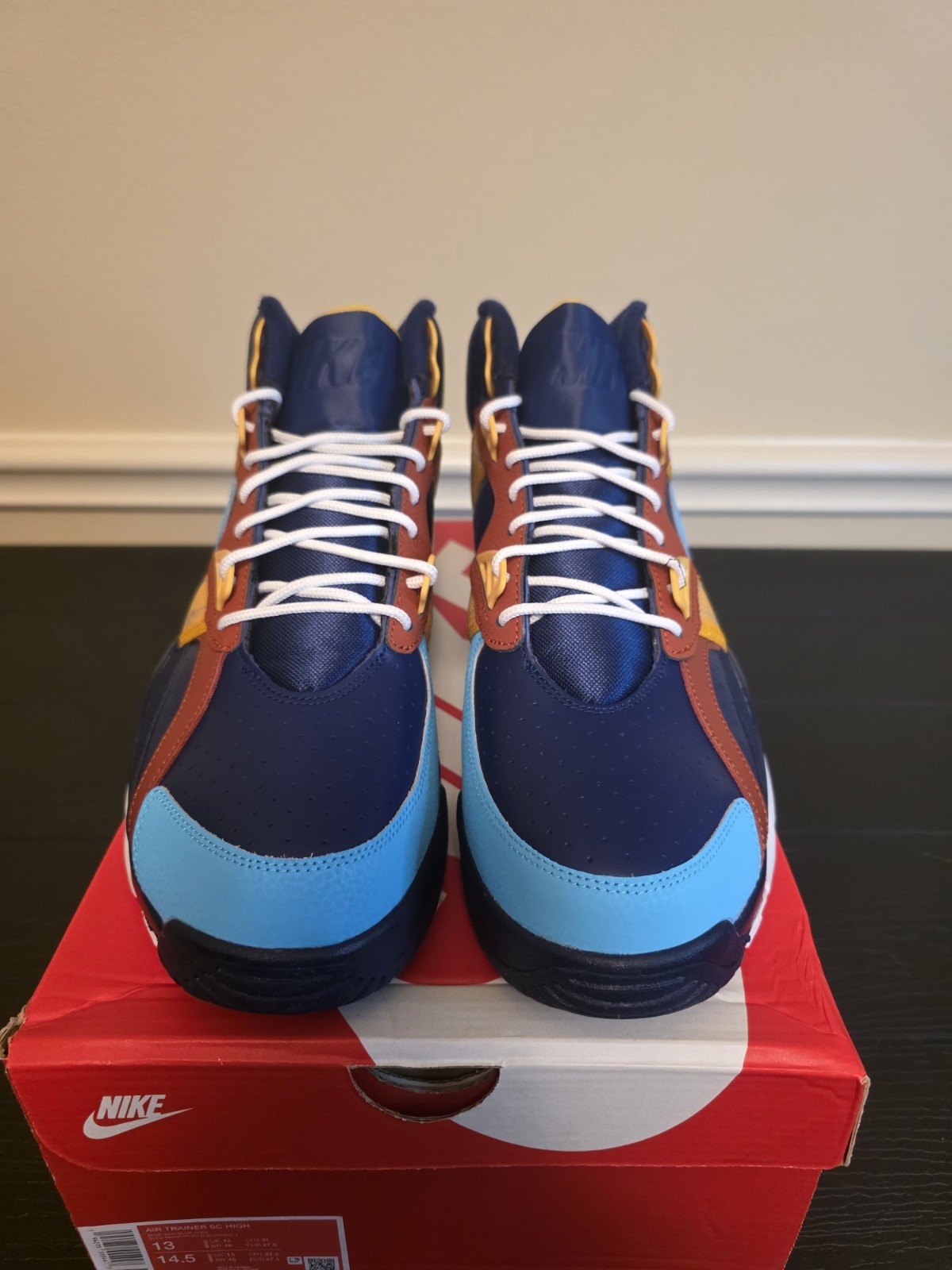 Nike Air Trainer SC High Los Angeles Rams 2020 Men's Blue High Top CW6023-400 - Image 2