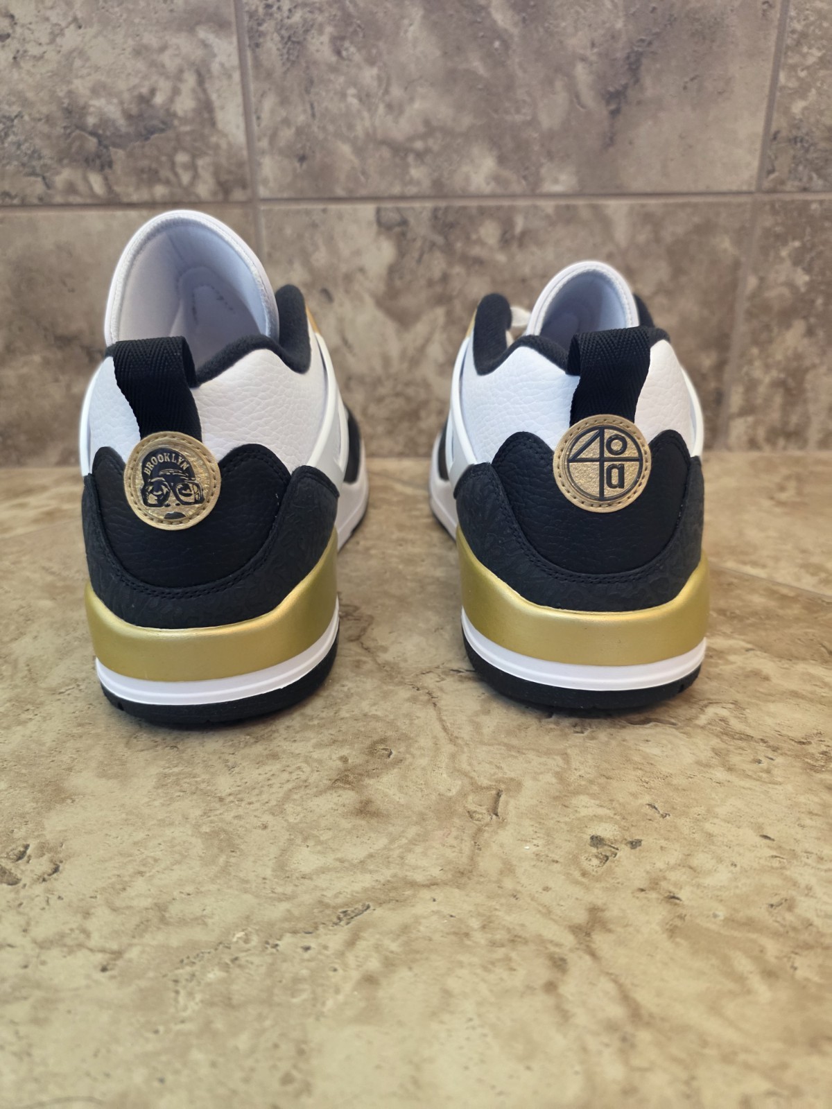 Nike Air Jordan Spizike Low White Gold Black FQ1759-108 Mens Size 13 box w/o lid - Image 3