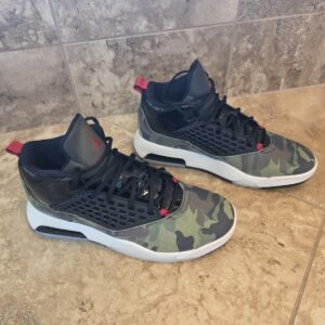 Nike Air Jordan Maxin 200 Camo Olive Red Black US Size 12.5 Men's CD6107-200 New
