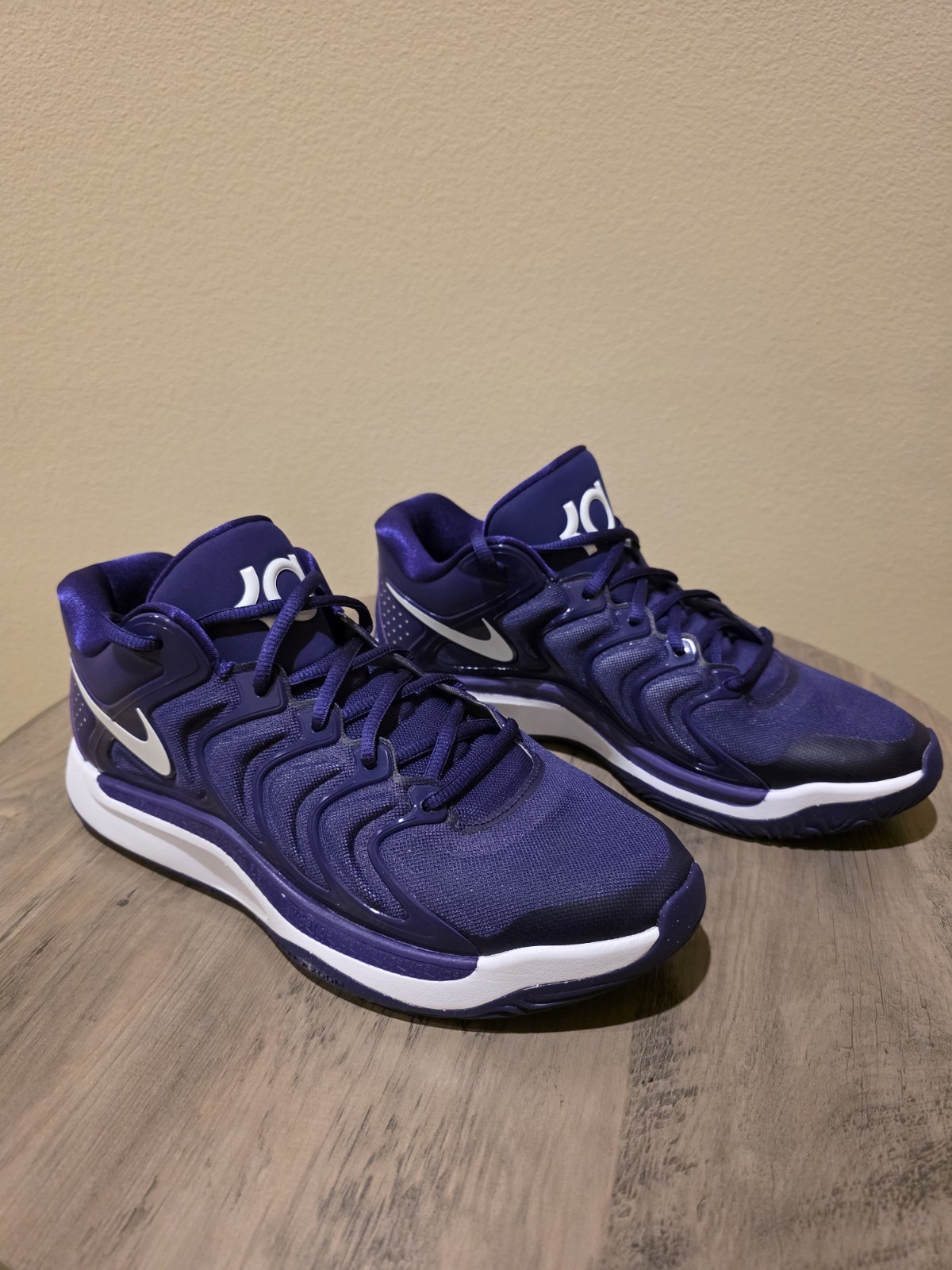 Nike Men's Size 10.5 KD17 TB P (HJ7387 500) Court Purple/White Basketball NWOL - Image 2