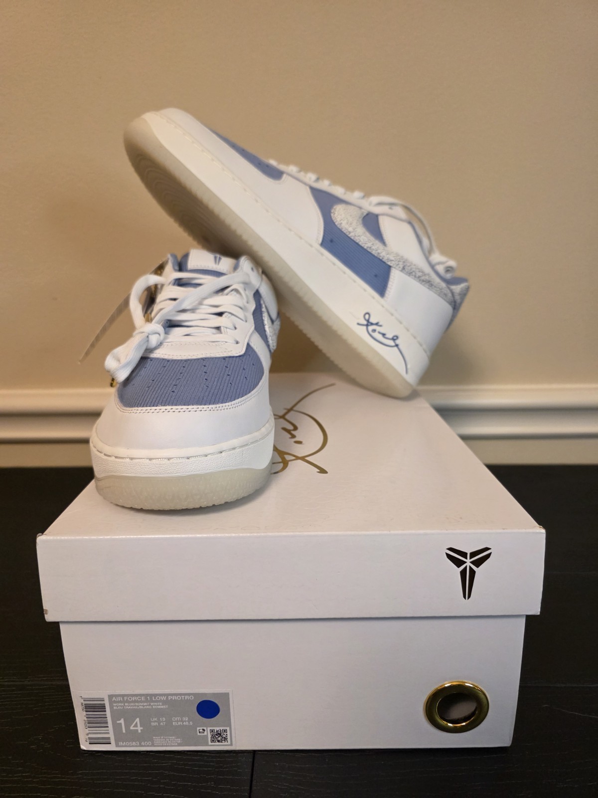 Nike Air Force 1 Protro Low Kobe Bryant City Of Champions IM0583-400 Blue Men's - Image 2