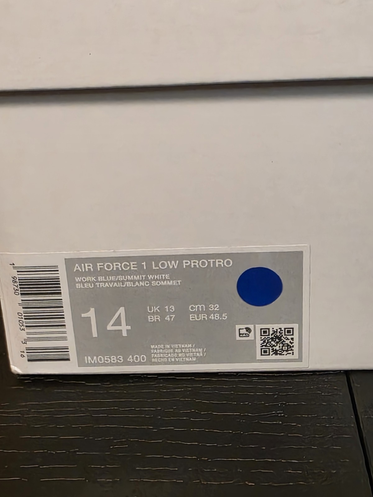Nike Air Force 1 Protro Low Kobe Bryant City Of Champions IM0583-400 Blue Men's - Image 4