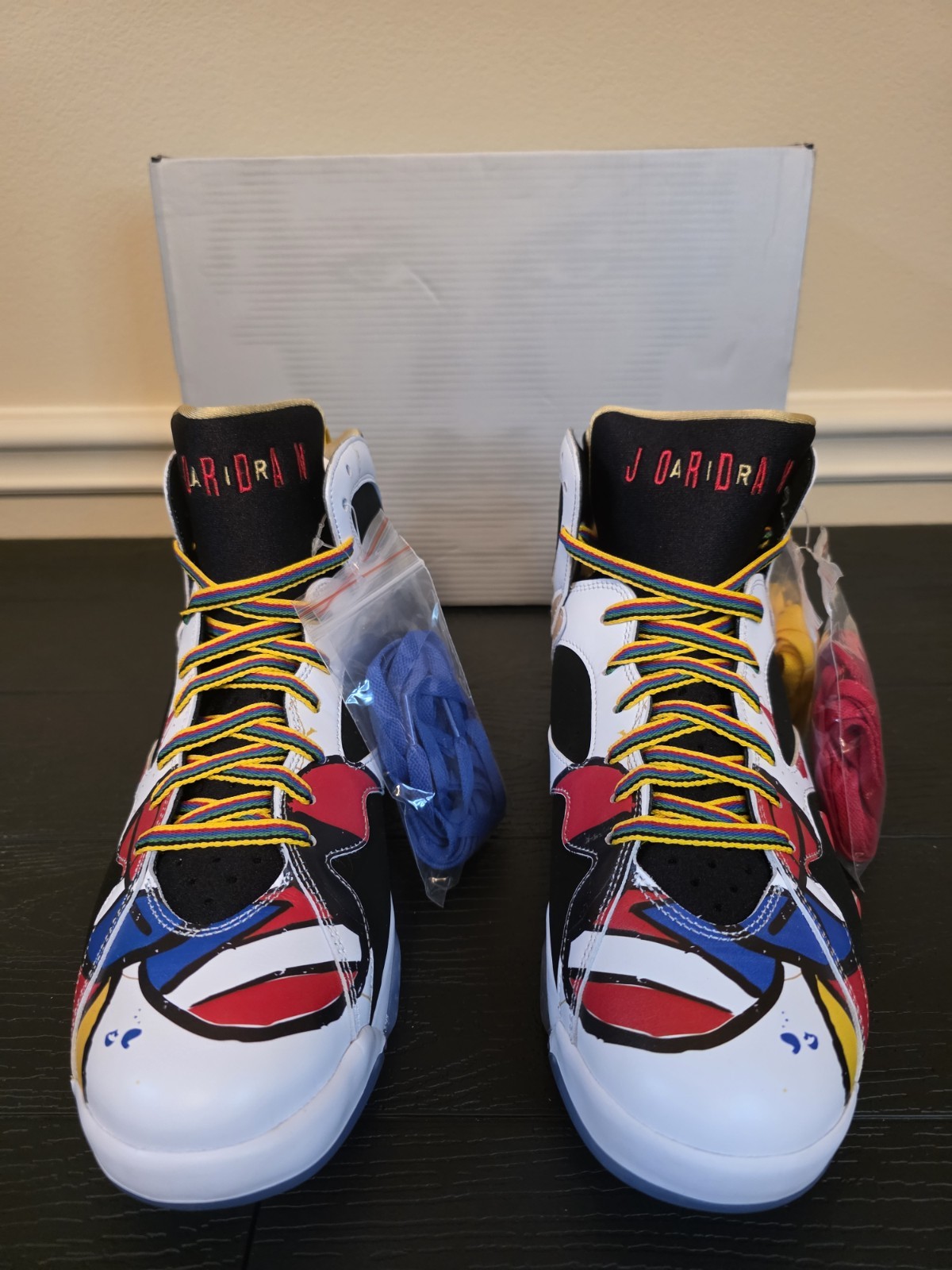 Jordan Air Jordan 7 Retro "Miro" BB High Top Lace Up Men's Size 11 IQ6573-100 - Image 5