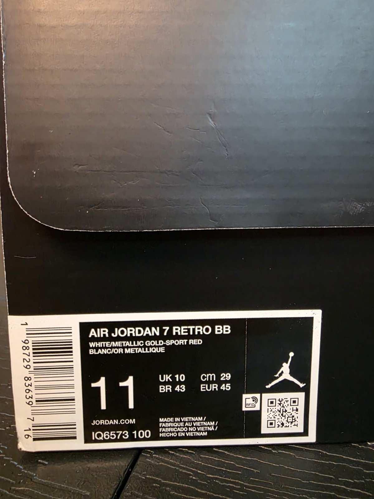 Jordan Air Jordan 7 Retro "Miro" BB High Top Lace Up Men's Size 11 IQ6573-100 - Image 15