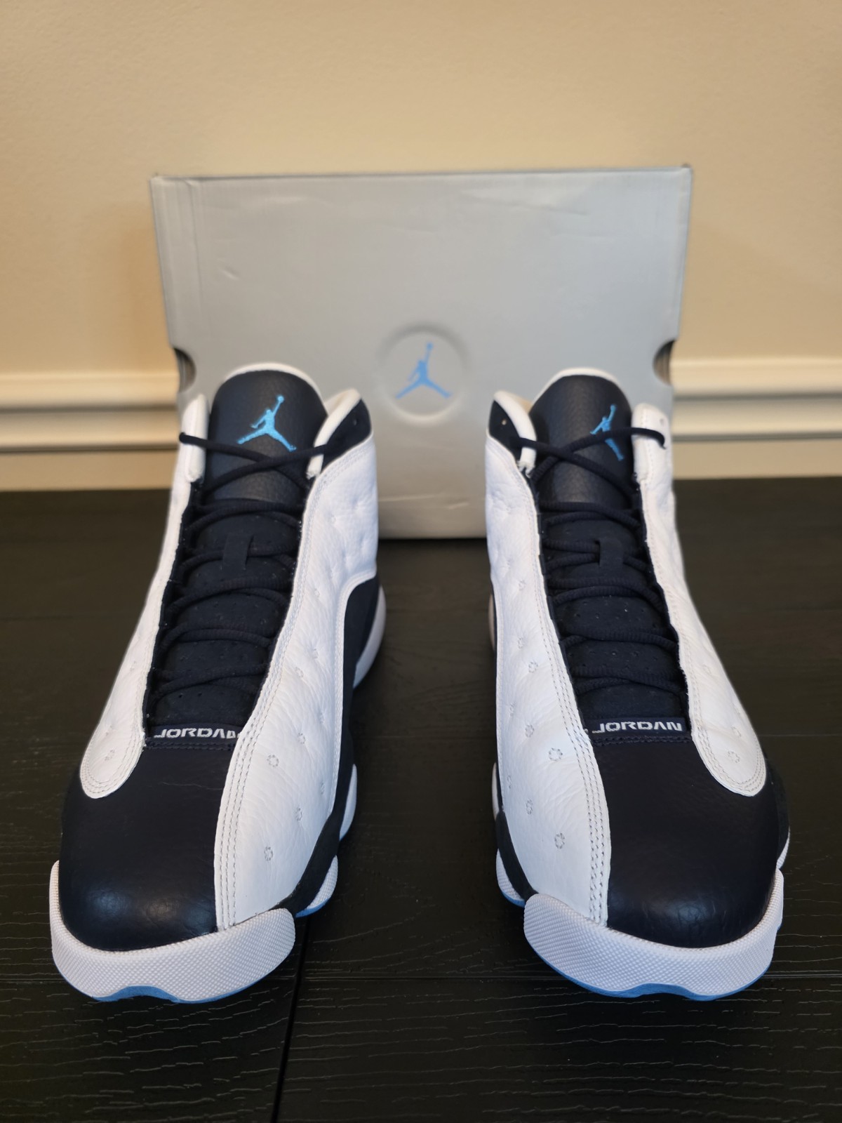 Jordan Air Jordan 13 Retro Obsidian White/Dark Powder Blue 2021 414571-144 - Image 4