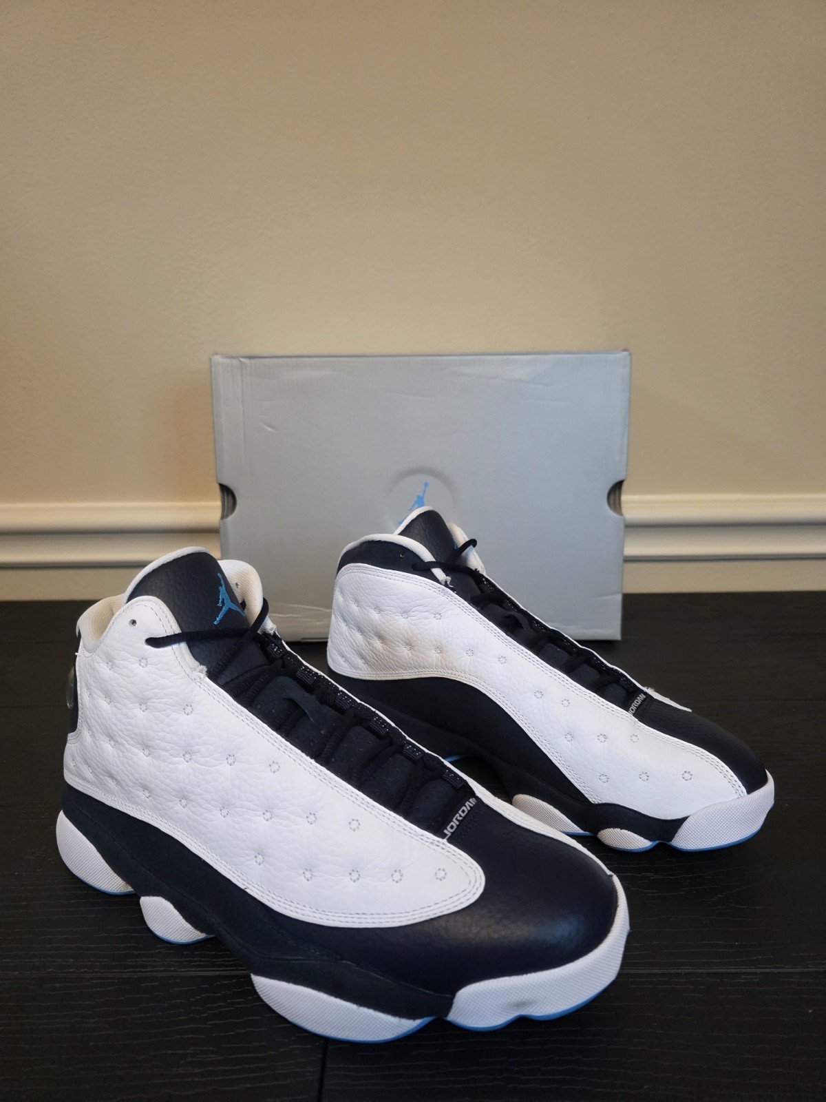 Jordan Air Jordan 13 Retro Obsidian White/Dark Powder Blue 2021 414571-144 - Image 6