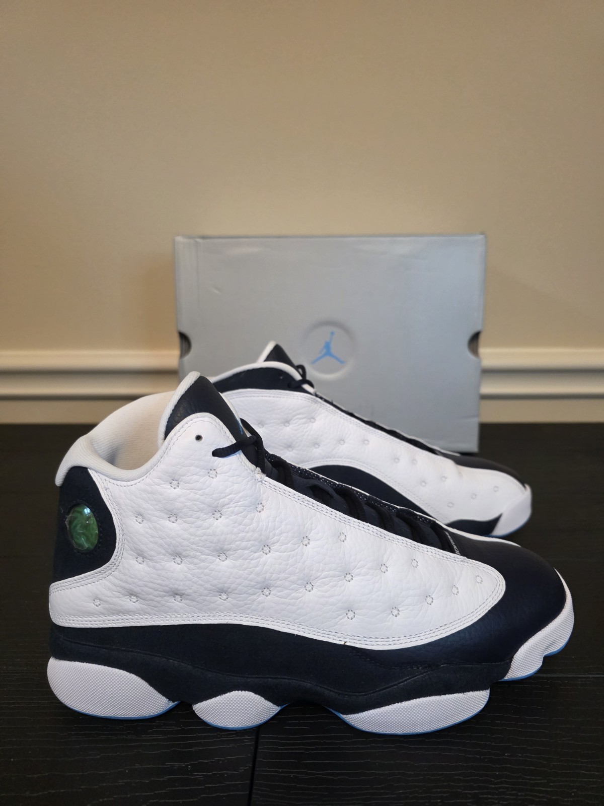 Jordan Air Jordan 13 Retro Obsidian White/Dark Powder Blue 2021 414571-144 - Image 7