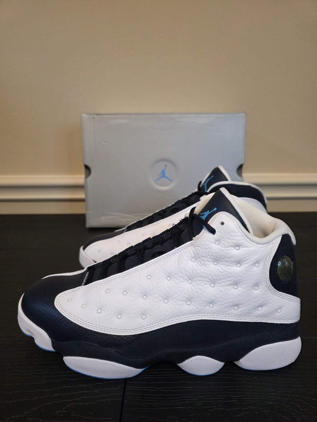 Jordan Air Jordan 13 Retro Obsidian White/Dark Powder Blue 2021 414571-144 - Image 8