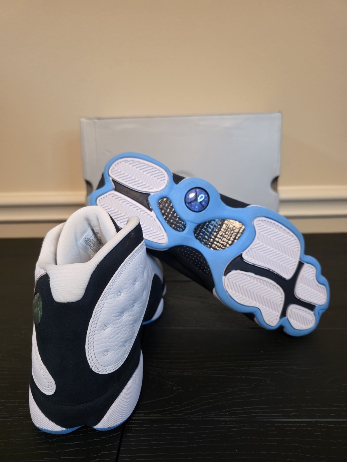 Jordan Air Jordan 13 Retro Obsidian White/Dark Powder Blue 2021 414571-144 - Image 10