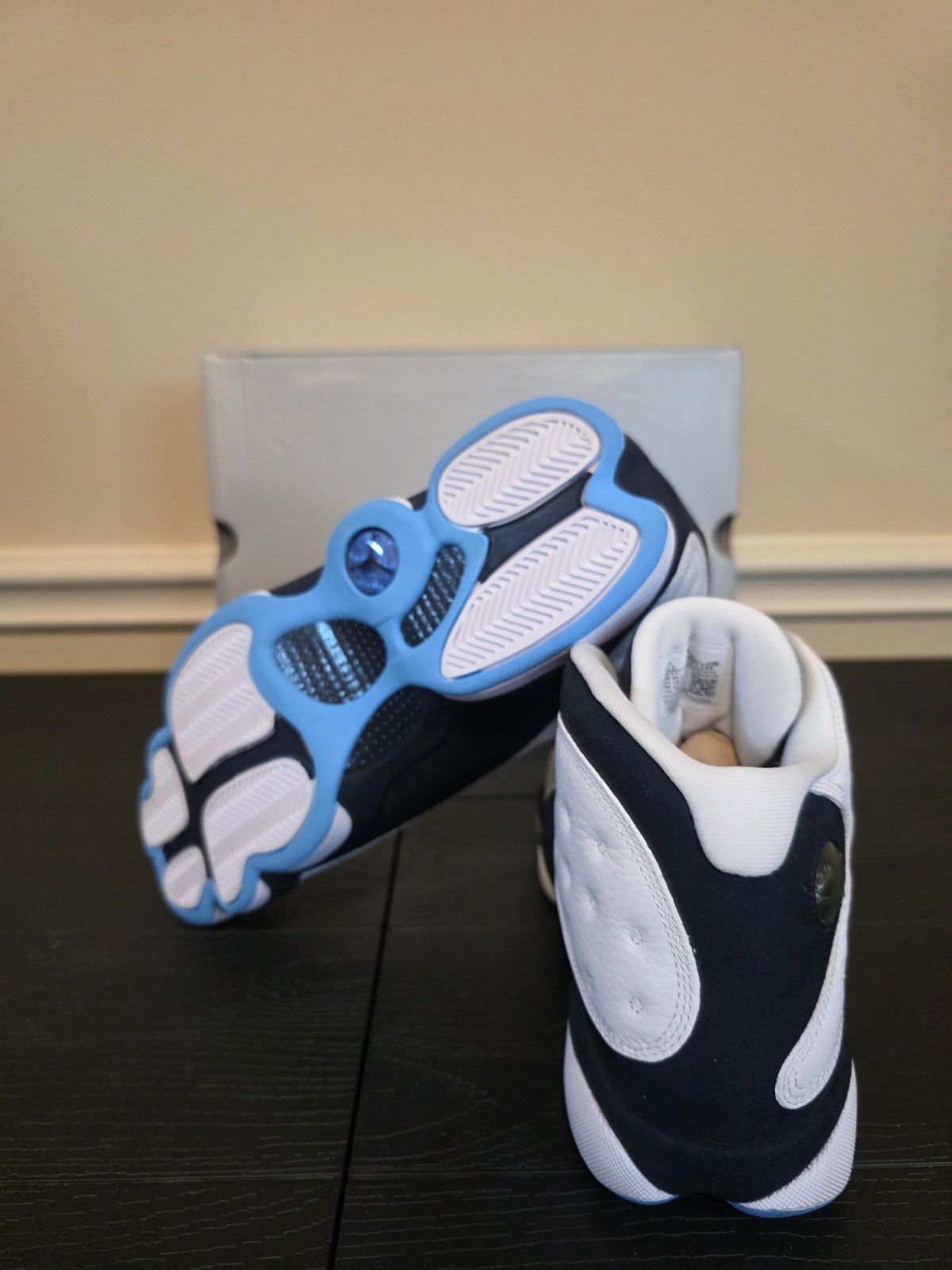 Jordan Air Jordan 13 Retro Obsidian White/Dark Powder Blue 2021 414571-144 - Image 11
