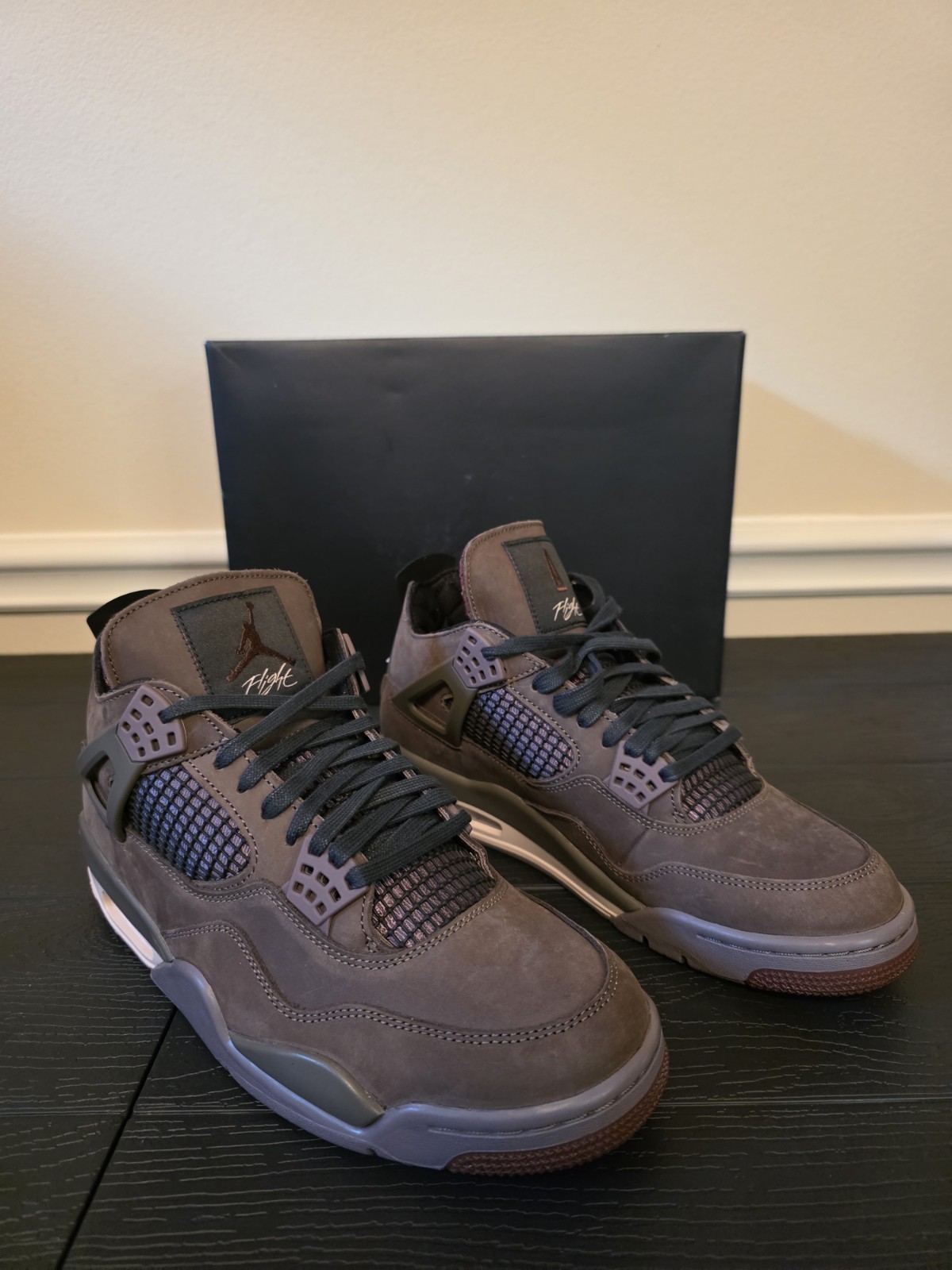 Jordan A Ma Maniére x Air Jordan 4 Retro Dark Mocha IF3102-200 Men's Size 10 - Image 4