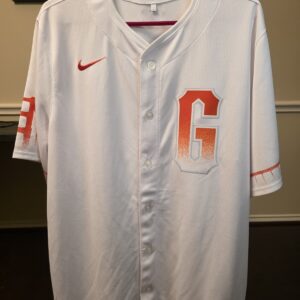 Nike San Francisco Giants MLB Baseball City Connect Jersey White/Orange Size XL