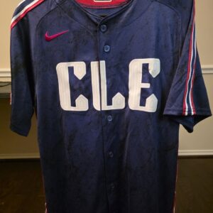 Nike Cleveland Guardians MLB Baseball City Connect Jersey Bieber #57 Mens Size S
