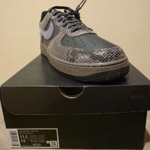 Nike Air Force 1 Low Off Noir Snakeskin HF2898-001 Men's Size 11.5 New with box