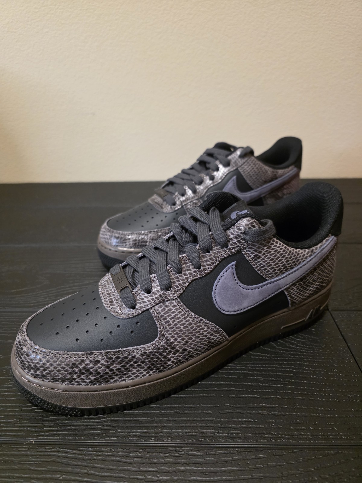 Nike Air Force 1 Low Off Noir Snakeskin HF2898-001 Men's Size 9 New with box 🔥 - Image 10