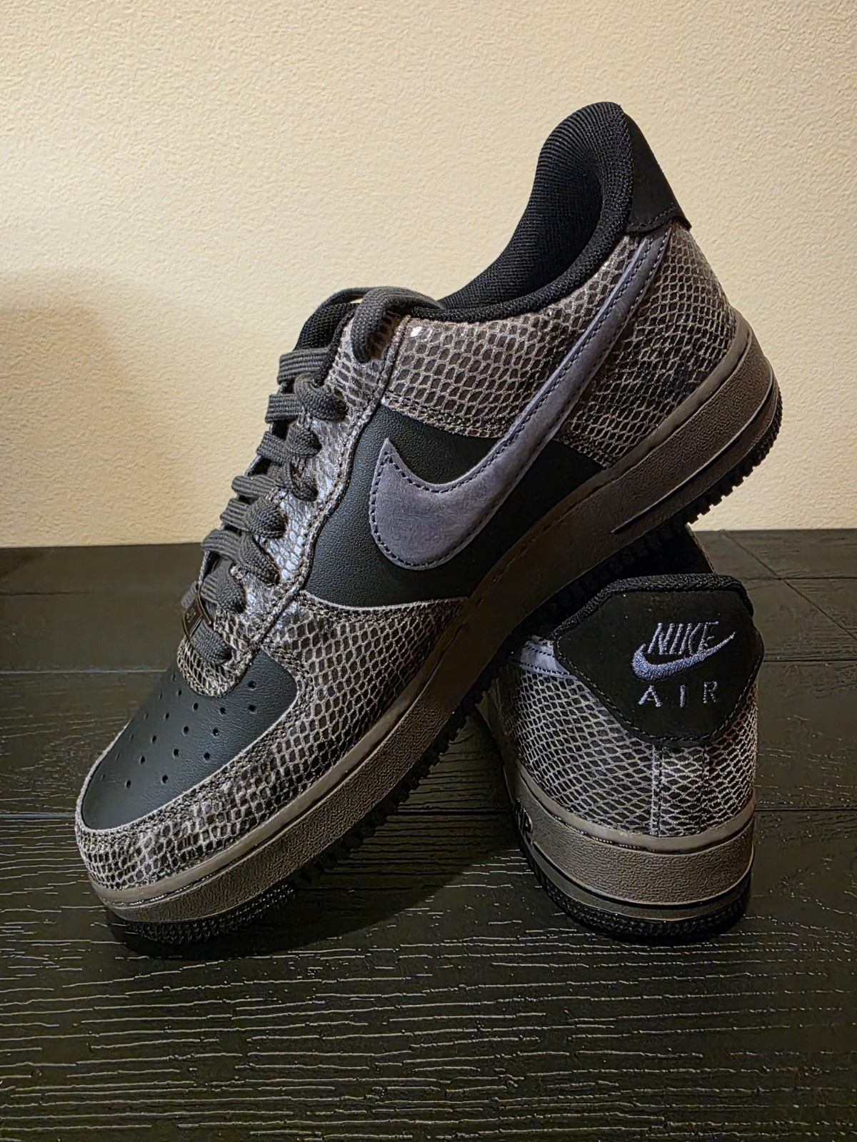 Nike Air Force 1 Low Off Noir Snakeskin HF2898-001 Men's Size 9 New with box 🔥 - Image 14
