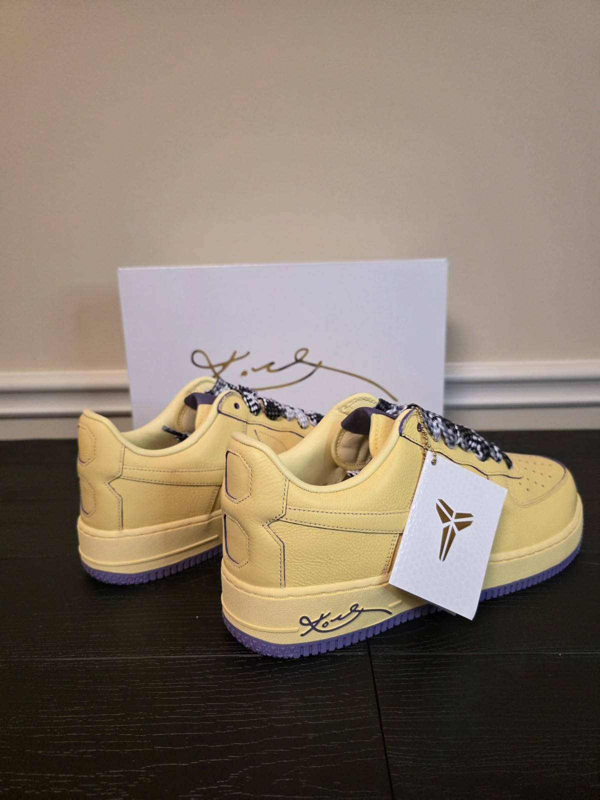 Nike Kobe Bryant Air Force 1 Low Protro Mamba Mentality Yellow HV9408-700 - Image 11