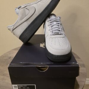 Nike Air Force 1 Low “Light Smoke Grey Suede Black” Men’s Size 12 HQ1966-001 New
