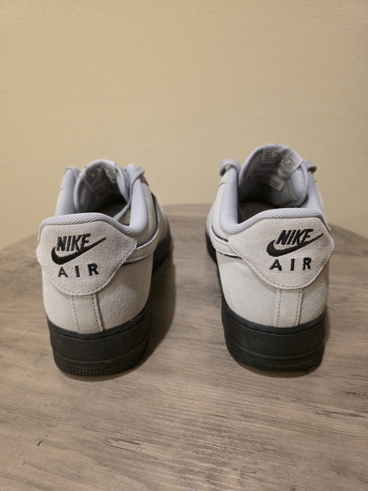 Nike Air Force 1 Low “Light Smoke Grey Suede Black” Men’s Size 12 HQ1966-001 New - Image 7