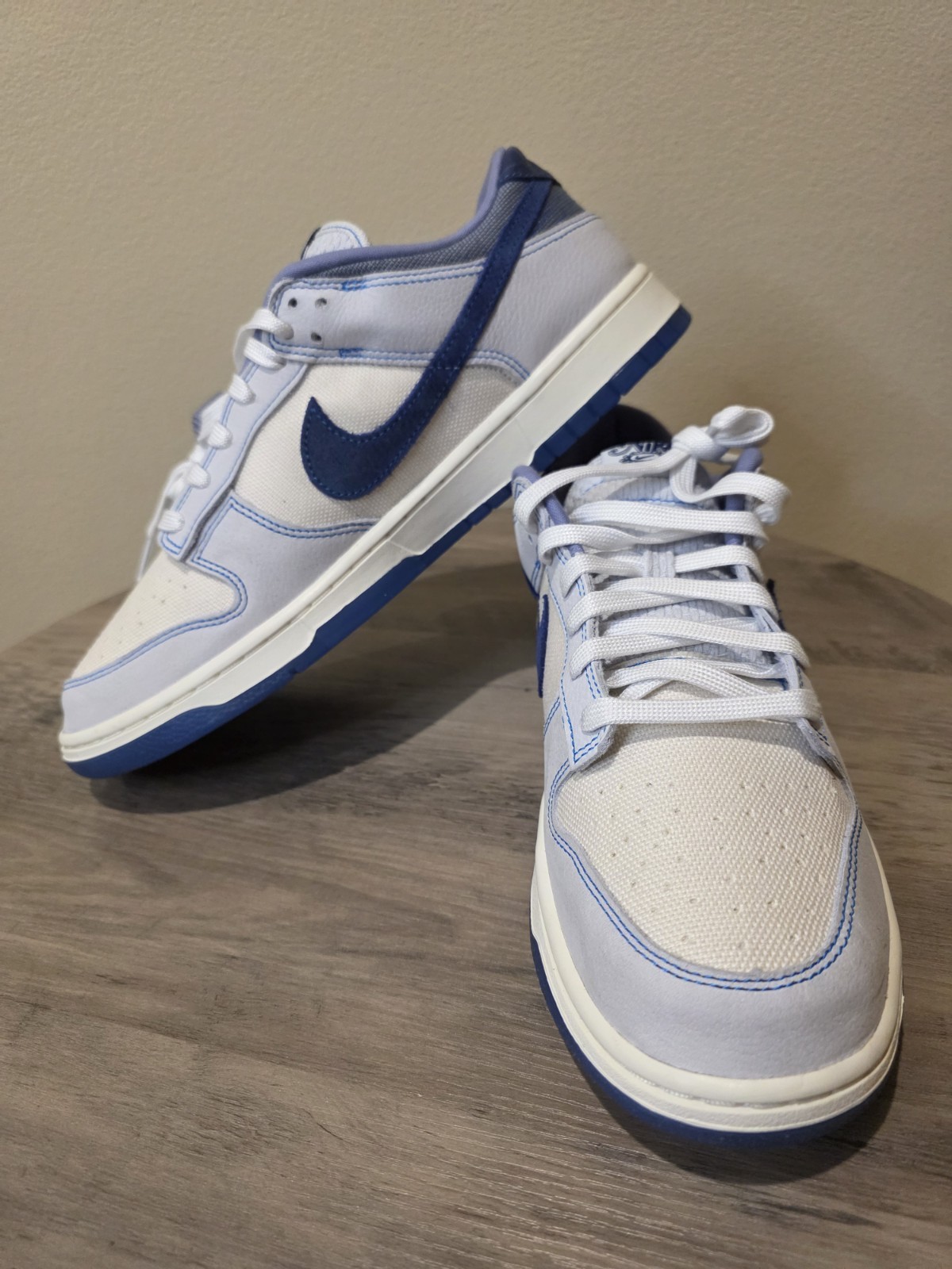 Nike Dunk Low SE 'White Blue Void' (IB6752-101) Men's Size 12 New box no lids