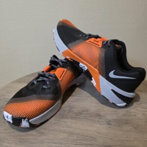 Nike Metcon 10 "Black/Safety Orange/Wolf Gray" HJ1875-005 Men's New Size 11