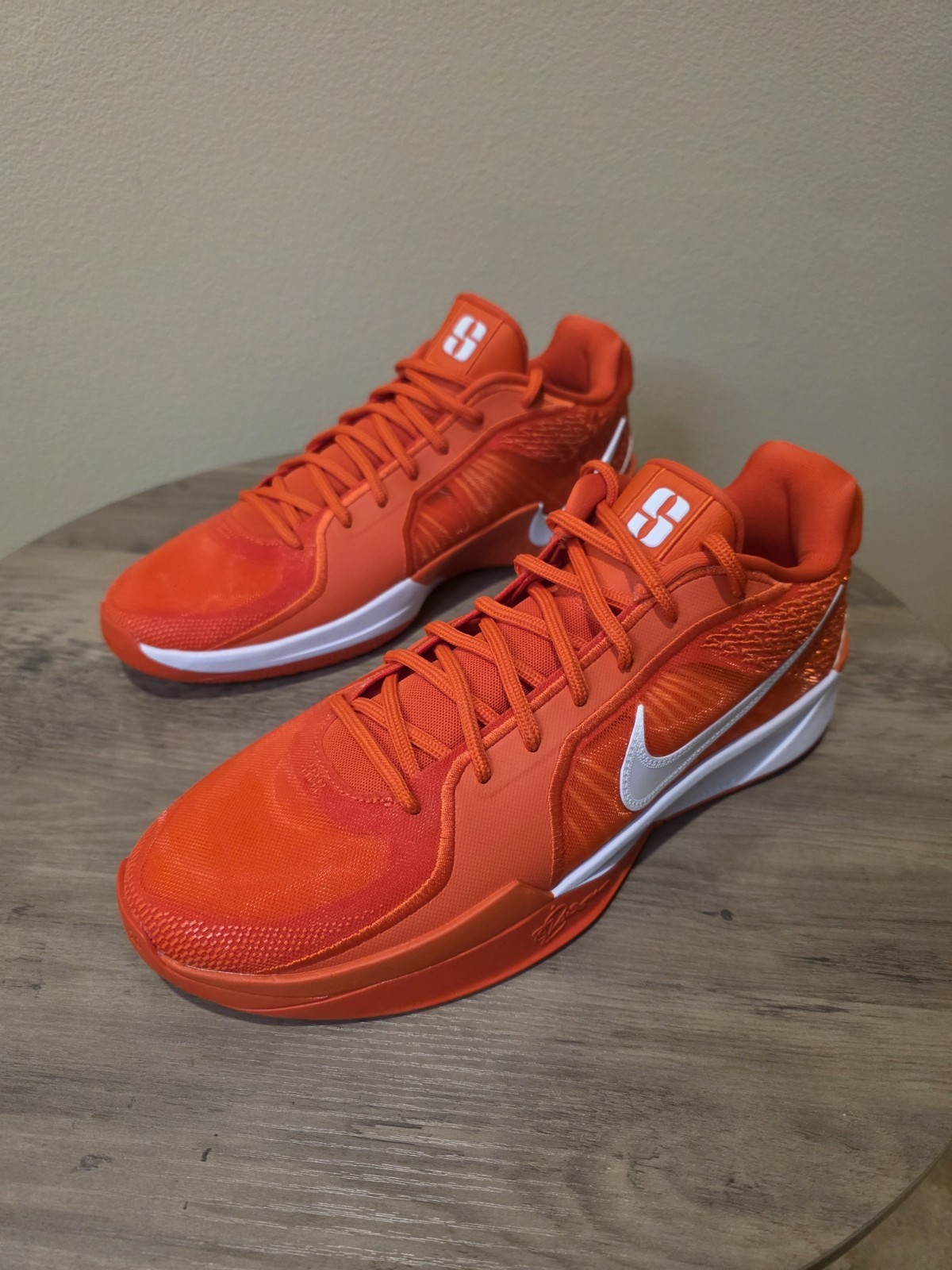 Nike Sabrina 2 TB Promo Team Orange White HM5038-801 Women's Size 13.5 / Mens 12 - Image 4