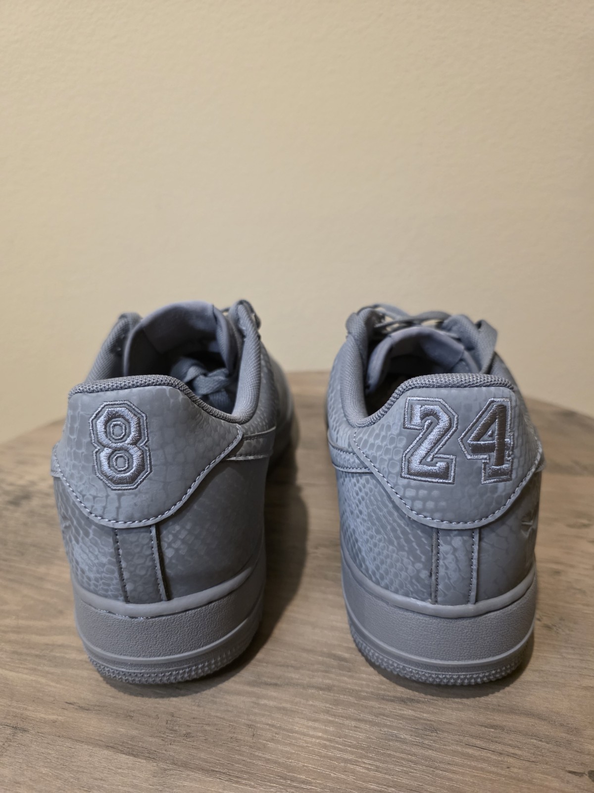 Size 13 - Nike Air Force 1 Low Kobe Bryant Forever Cool Grey IB0018-004 NEW 🔥🔥 - Image 7