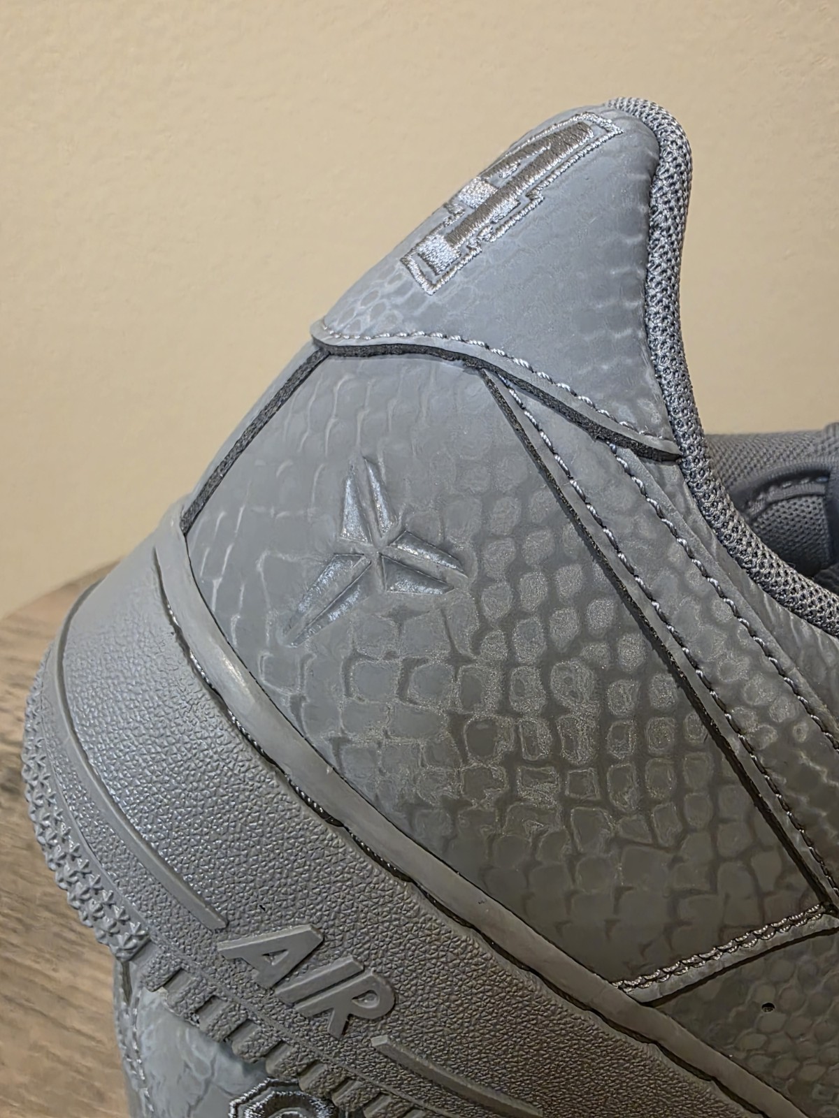 Size 13 - Nike Air Force 1 Low Kobe Bryant Forever Cool Grey IB0018-004 NEW 🔥🔥 - Image 9