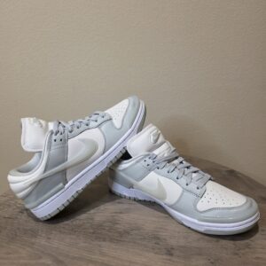 Nike Women's Dunk Low Twist Light Silver Women Casual Shoes Size 8.5 /DZ2794-004