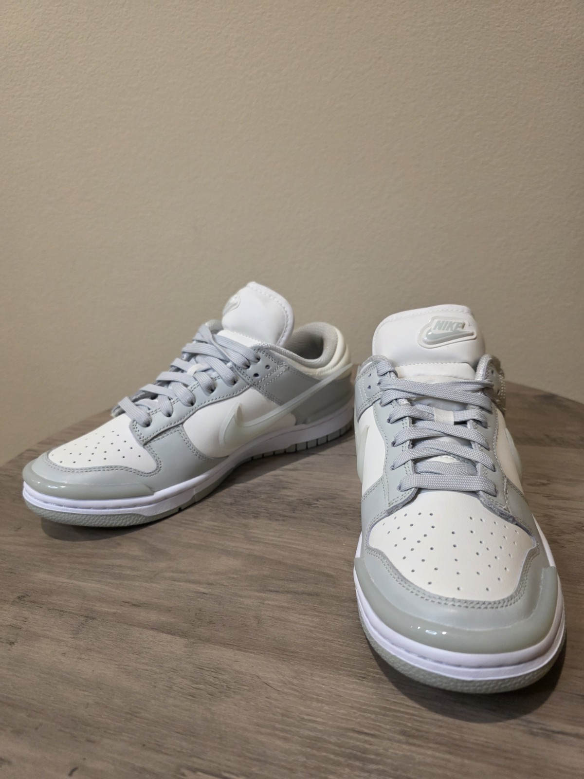 Nike Women's Dunk Low Twist Light Silver Women Casual Shoes Size 8.5 /DZ2794-004 - Image 12
