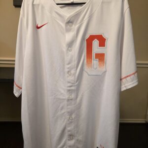 Nike San Francisco Giants City Connect MLB Baseball Jersey White/Orange Size XXL