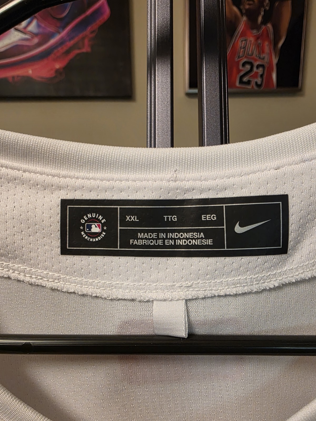 Nike San Francisco Giants City Connect MLB Baseball Jersey White/Orange Size XXL - Image 4